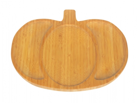 Bamboo pumpkin platter